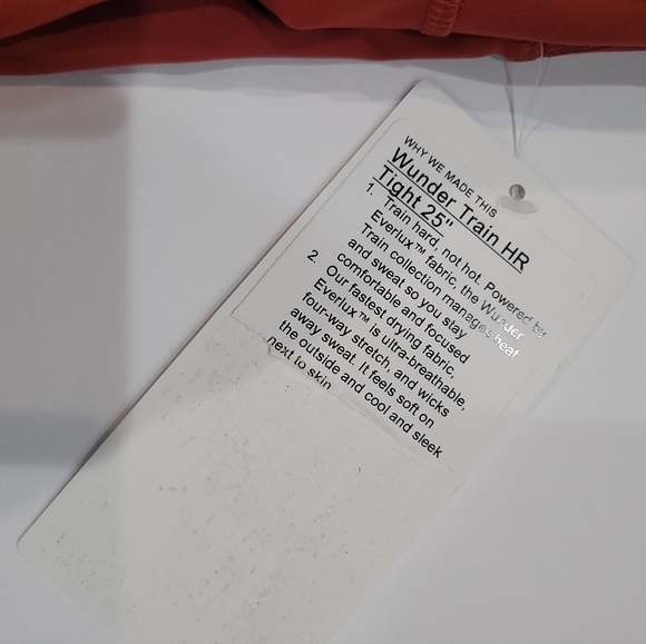 LULULEMO Leggins Size 4, Wunder Train Womens  NEW - Picture 8 of 10